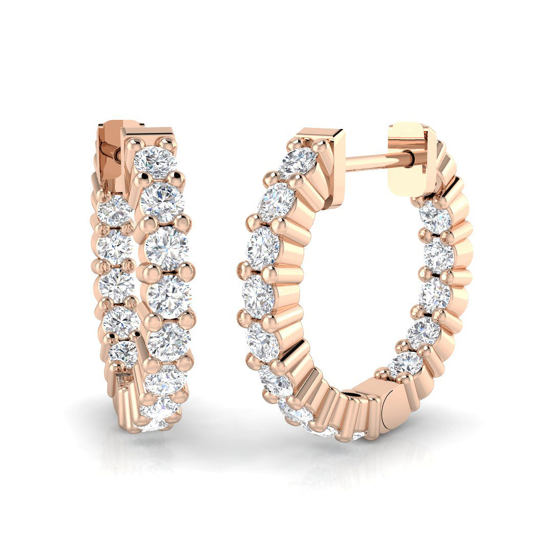 SE6221 — Earrings - 9k Rose Gold