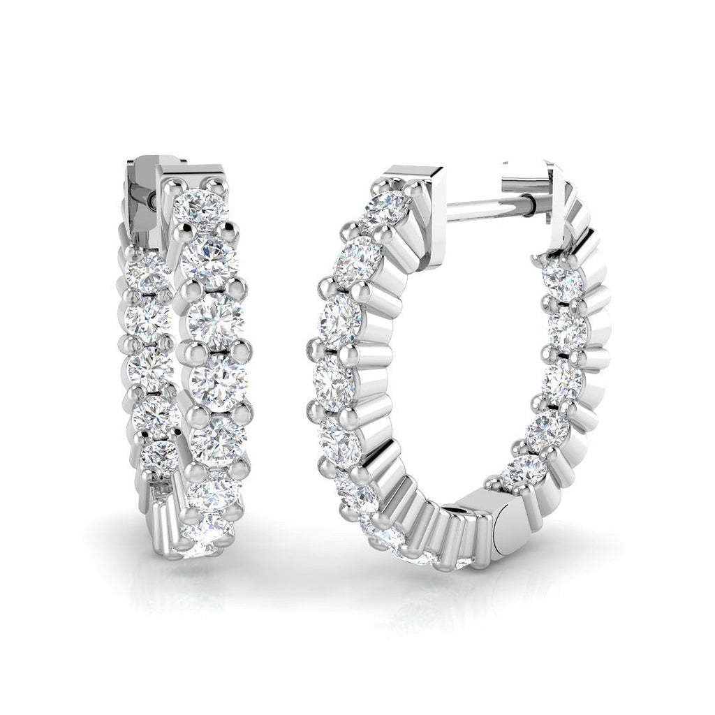 SE6221 — Earrings - 9k White Gold