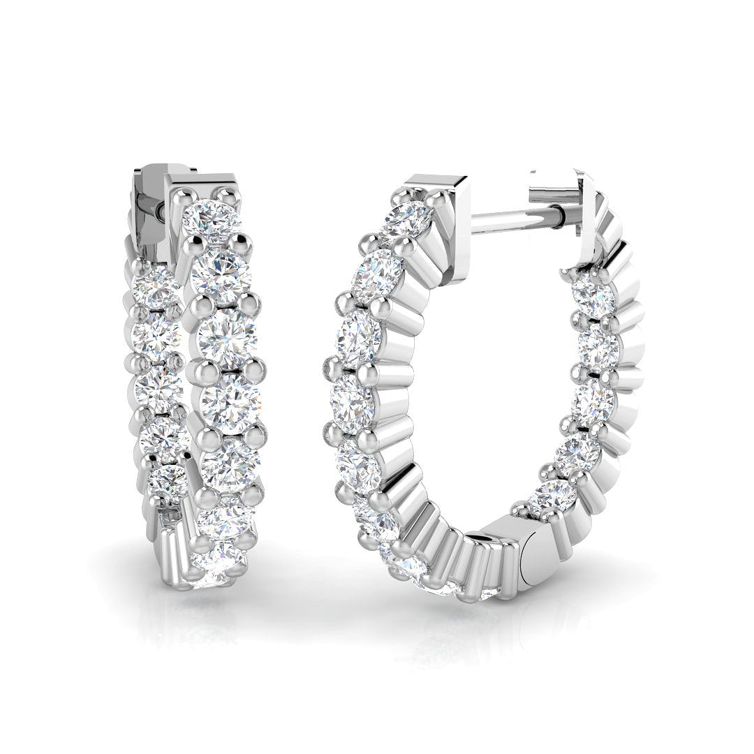 SE6221 — Earrings - 9k White Gold