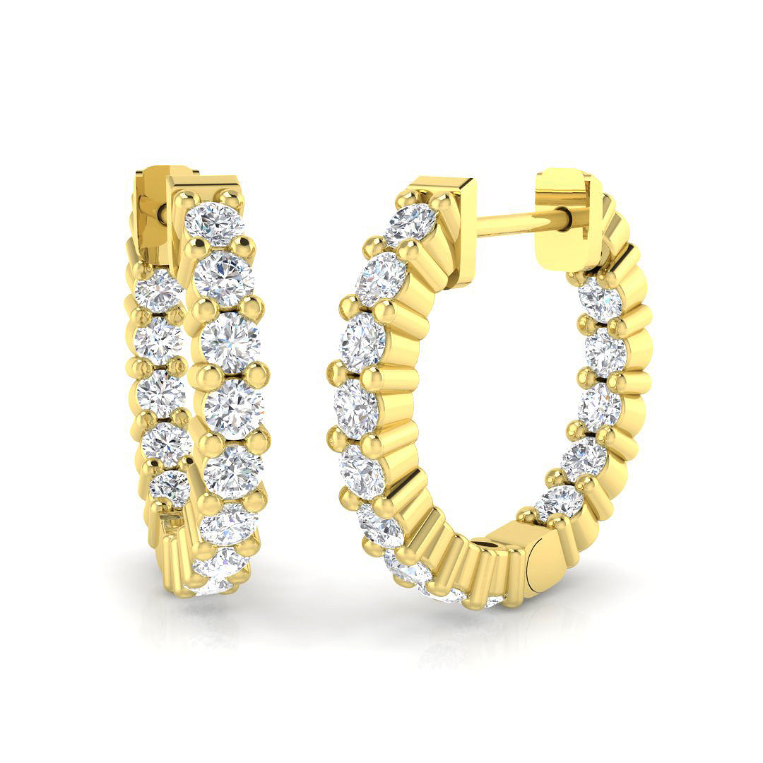 SE6221 — Earrings - 9k Yellow Gold