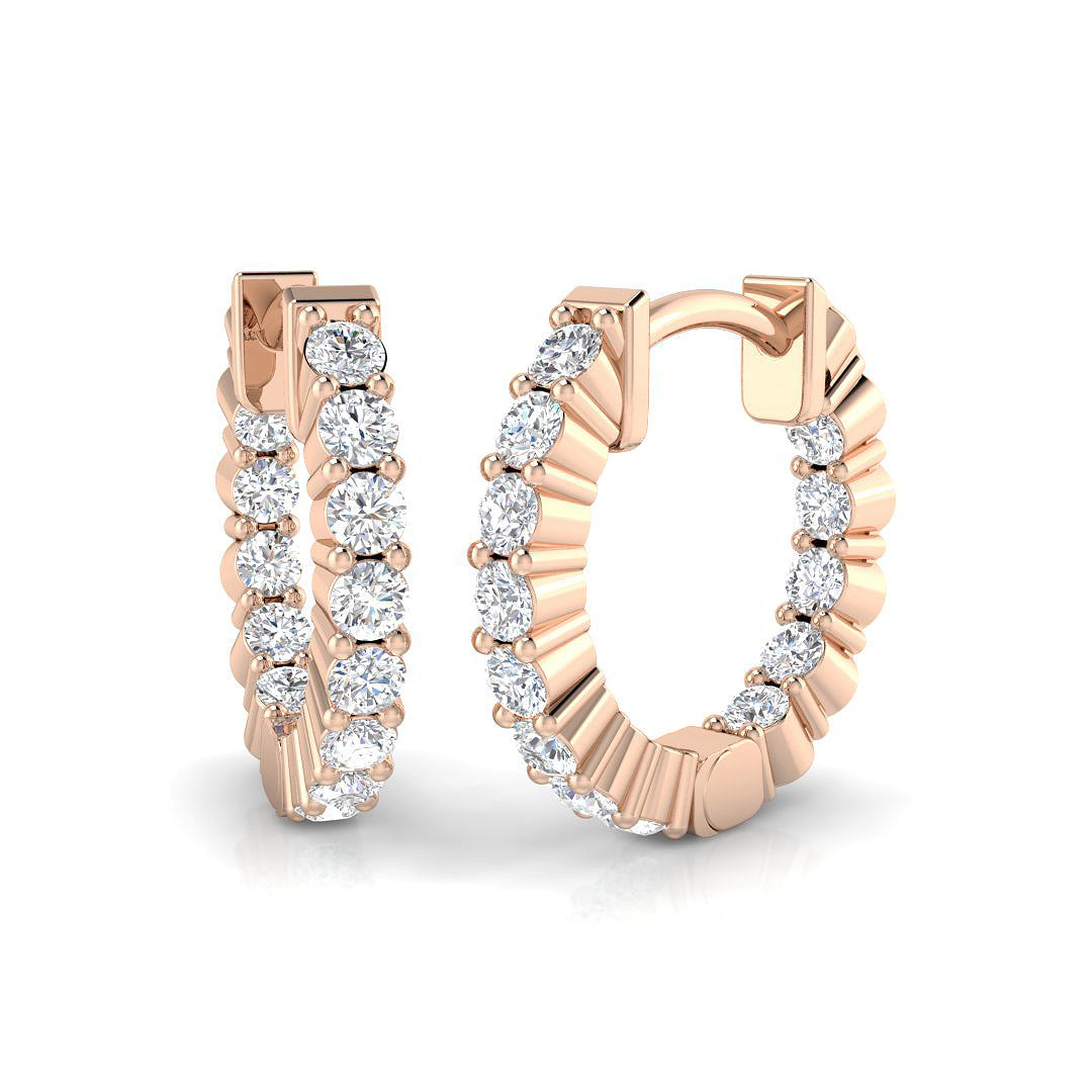 SE6222 — Earrings - 9k Rose Gold