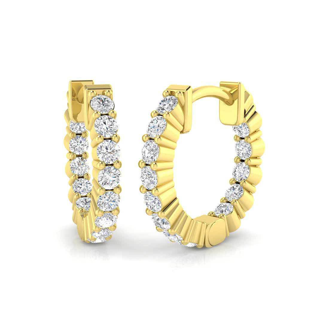 SE6222 — Earrings - 9k Yellow Gold