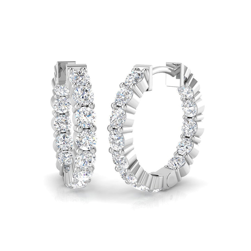 SE6223 — Earrings - 9k White Gold