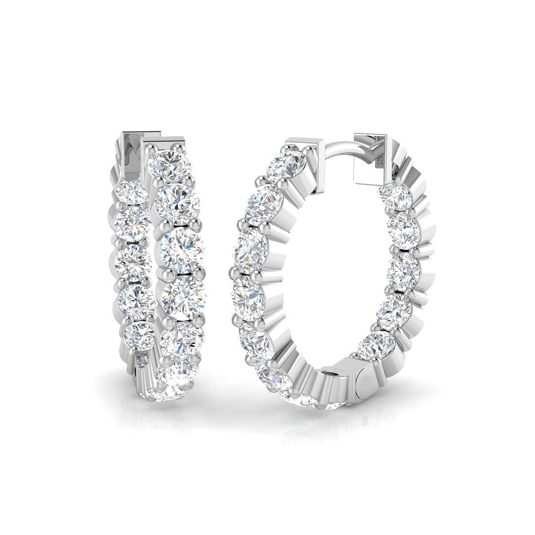 SE6223 — Earrings - 9k White Gold