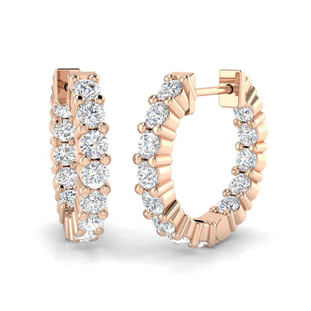 SE6224 — Earrings - 9k Rose Gold
