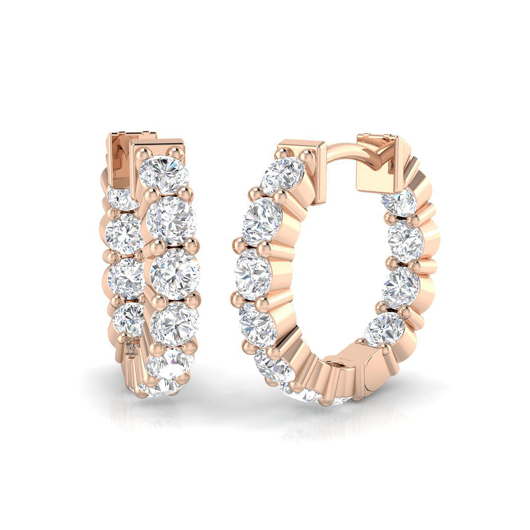 SE6225 — Earrings - 9k Rose Gold