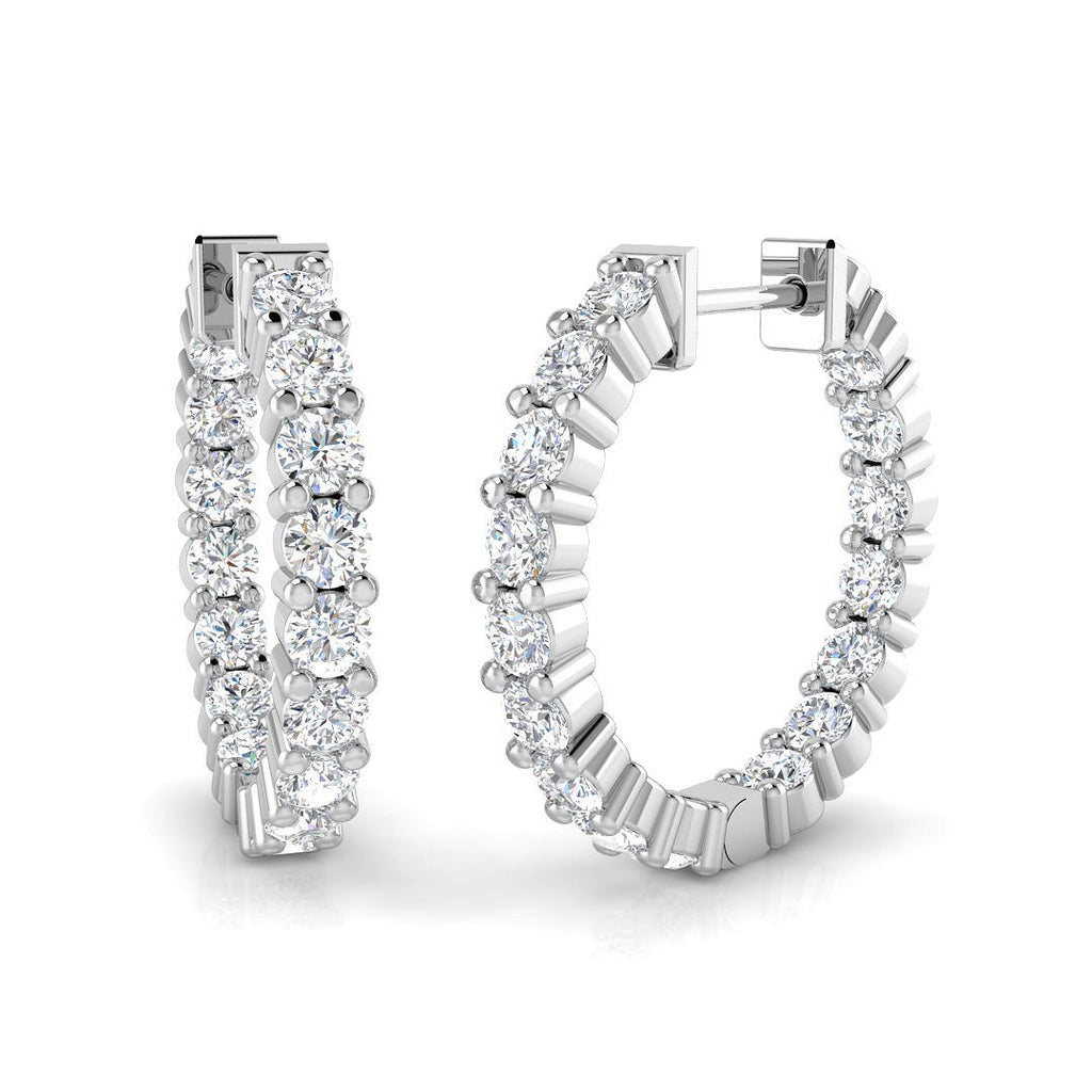 SE6226 — Earrings - 9k White Gold