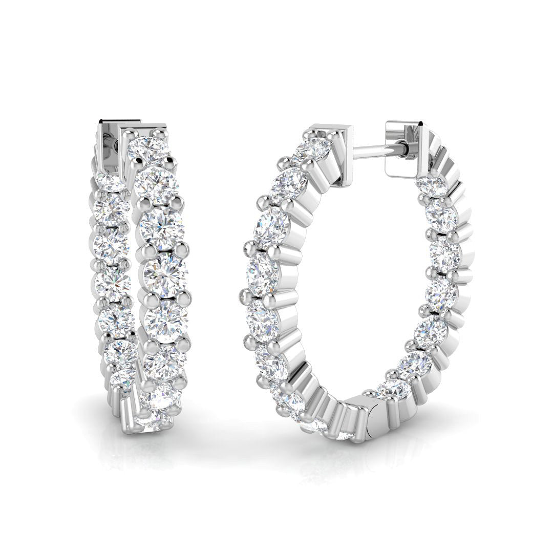 SE6226 — Earrings - 9k White Gold
