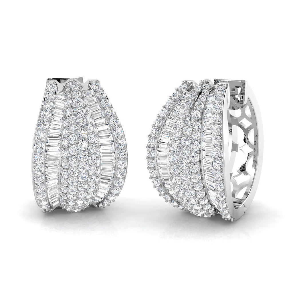 SE6229 — Earrings - 9k White Gold