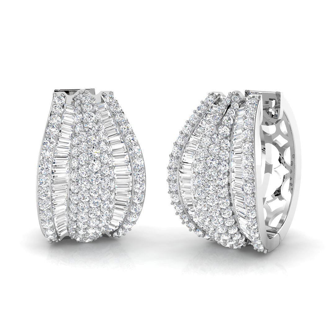 SE6229 — Earrings - 9k White Gold