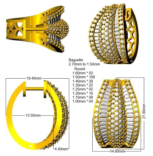 SE6229 — Earrings - 9k Yellow Gold detail