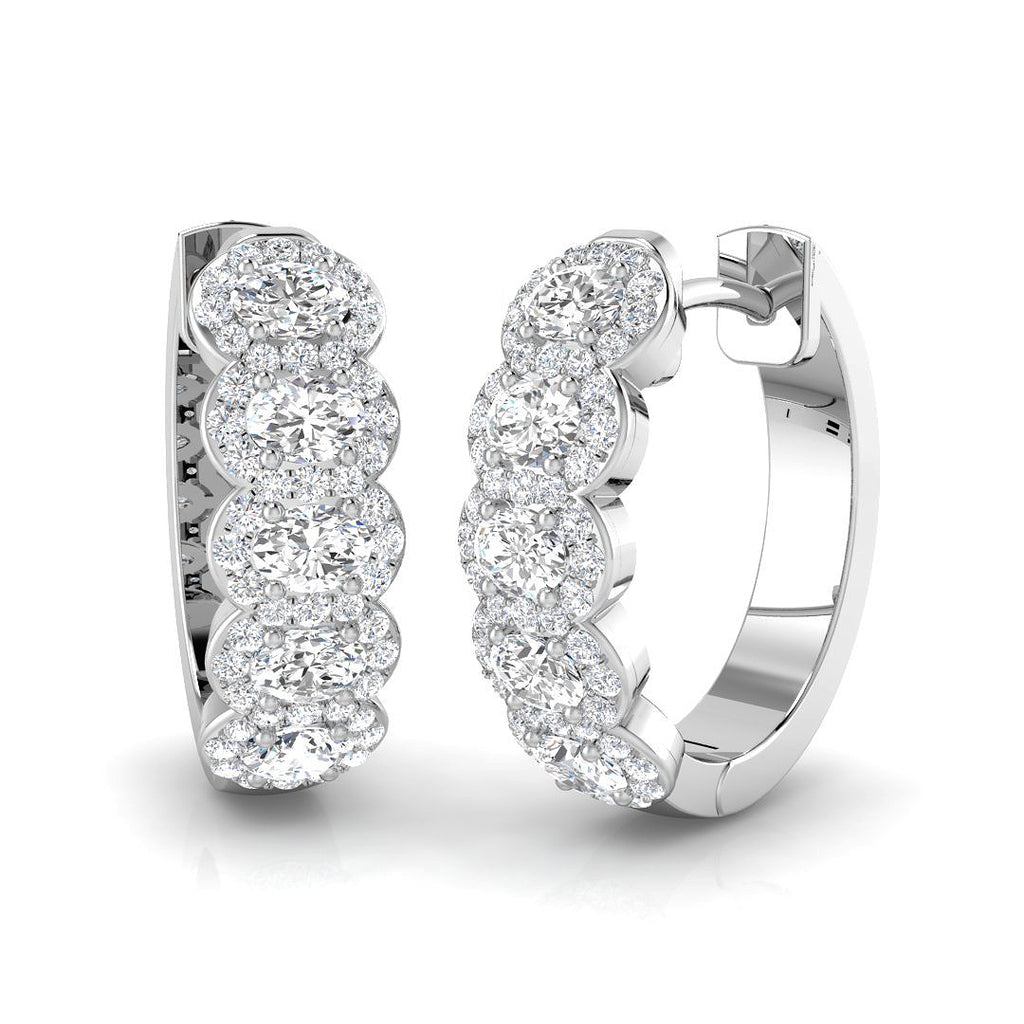 SE6230 — Earrings - 9k White Gold