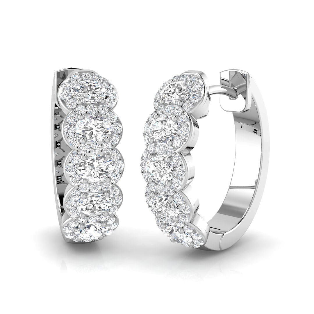 SE6230 — Earrings - 9k White Gold
