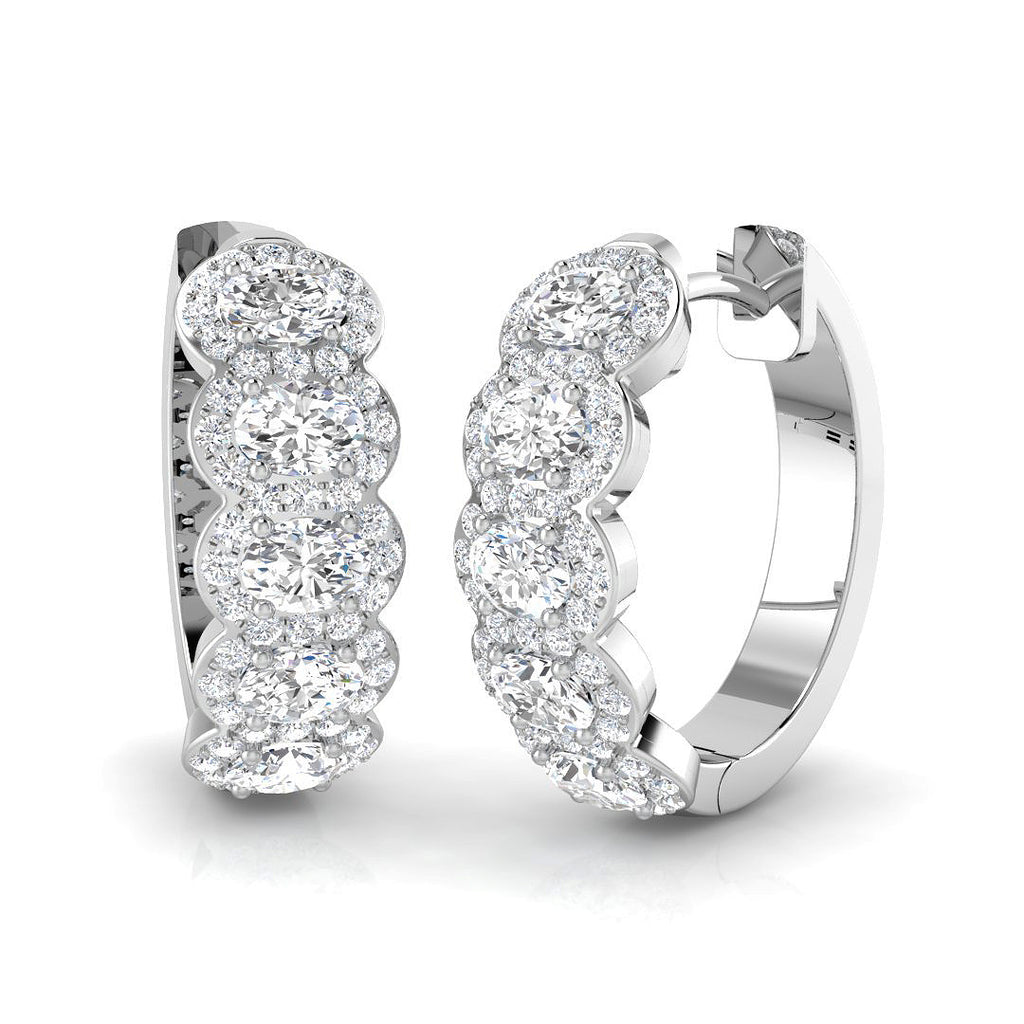 SE6231 — Earrings - 9k White Gold