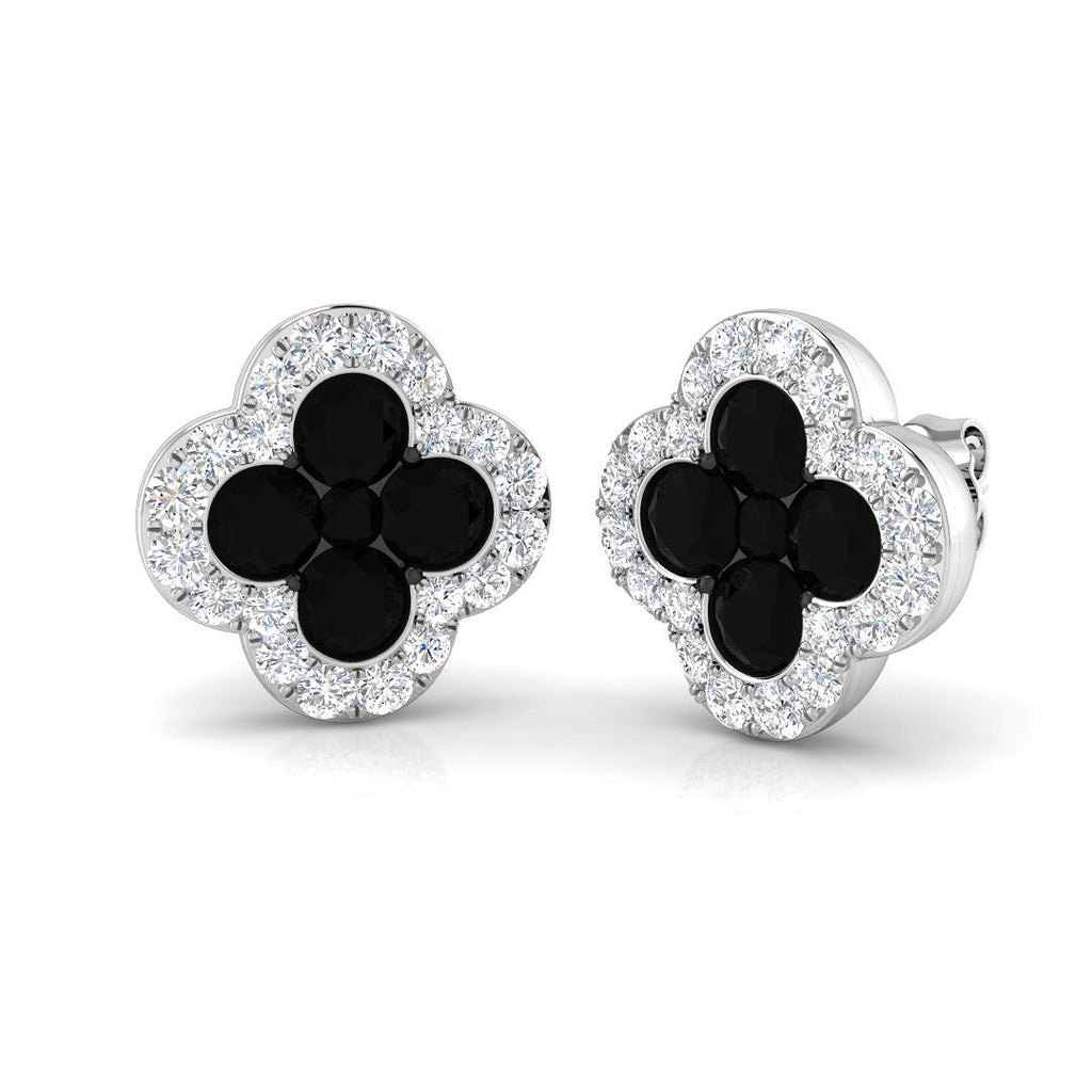 SE6243 — Earrings - 9k White Gold