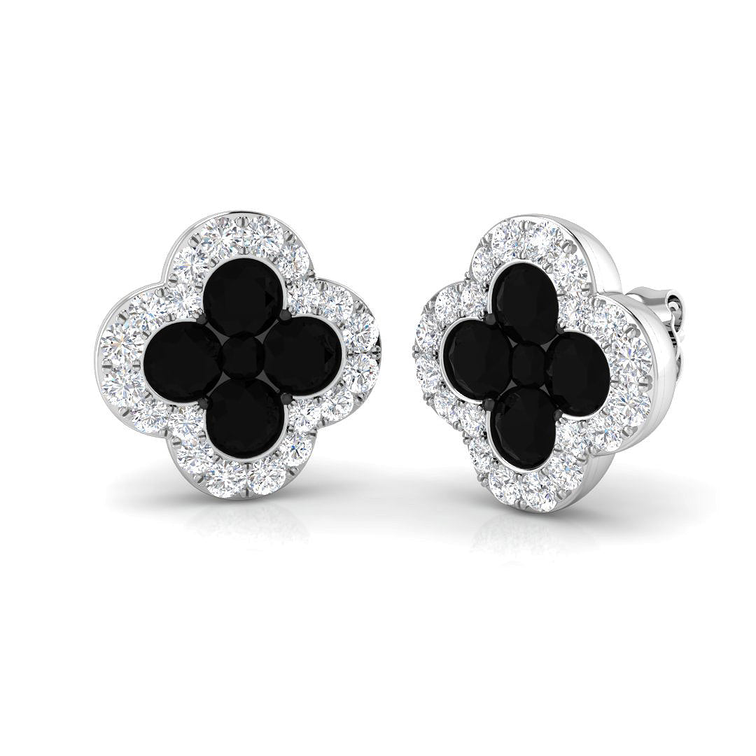SE6243 — Earrings - 9k White Gold