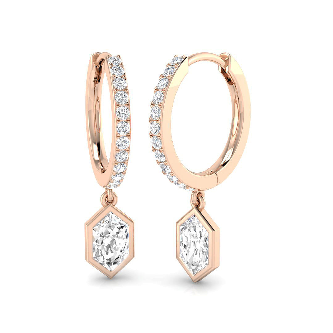 SE6252 — Earrings - 9k Rose Gold