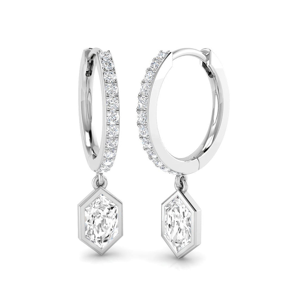 SE6252 — Earrings - 9k White Gold