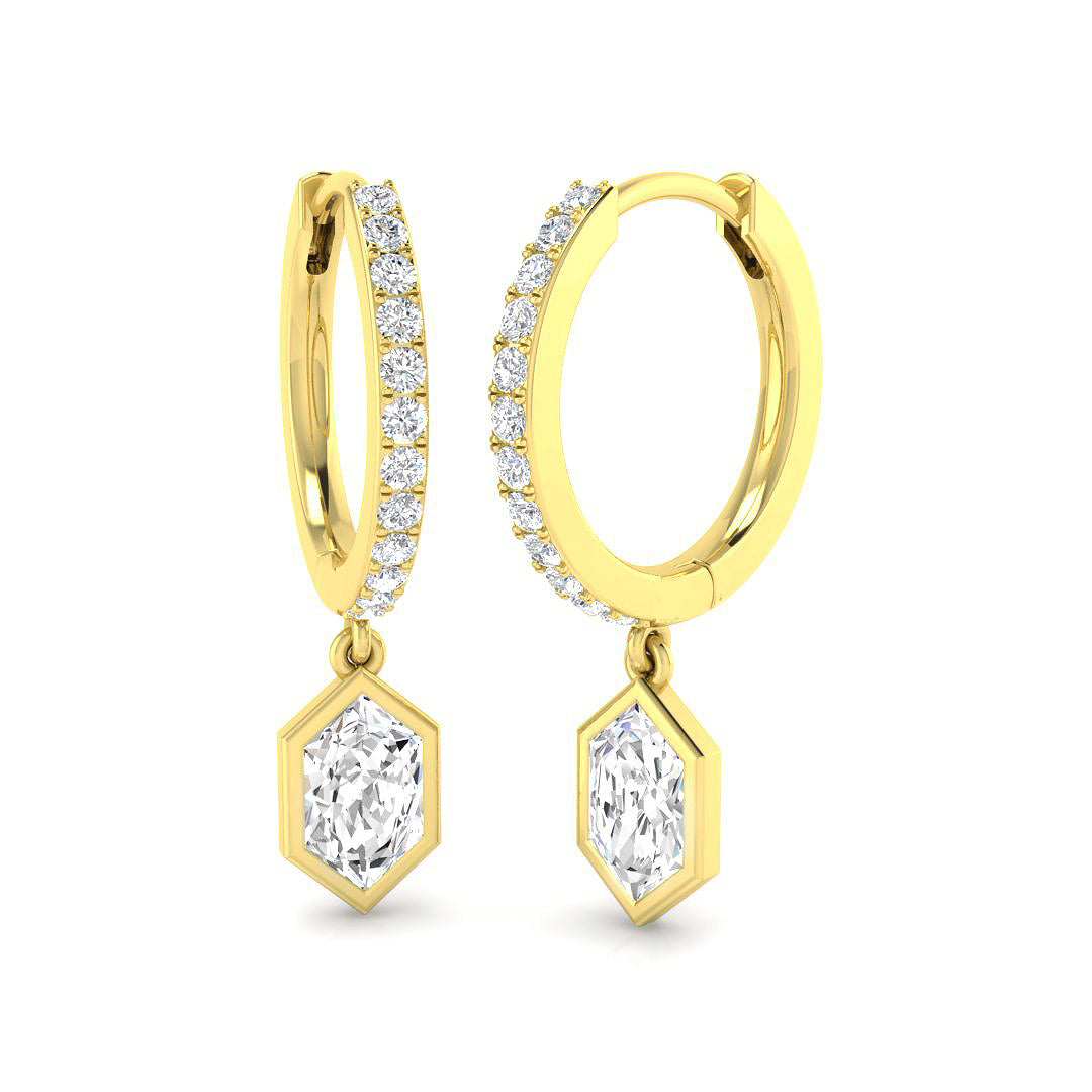 SE6252 — Earrings - 9k Yellow Gold