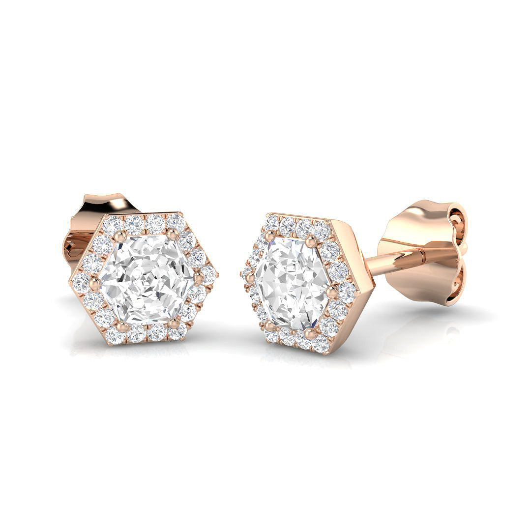 SE6253 — Earrings - 9k Rose Gold