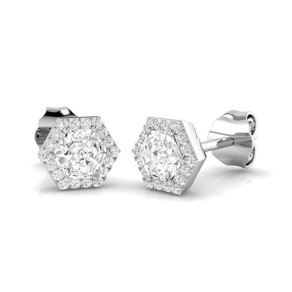 SE6253 — Earrings - 9k White Gold