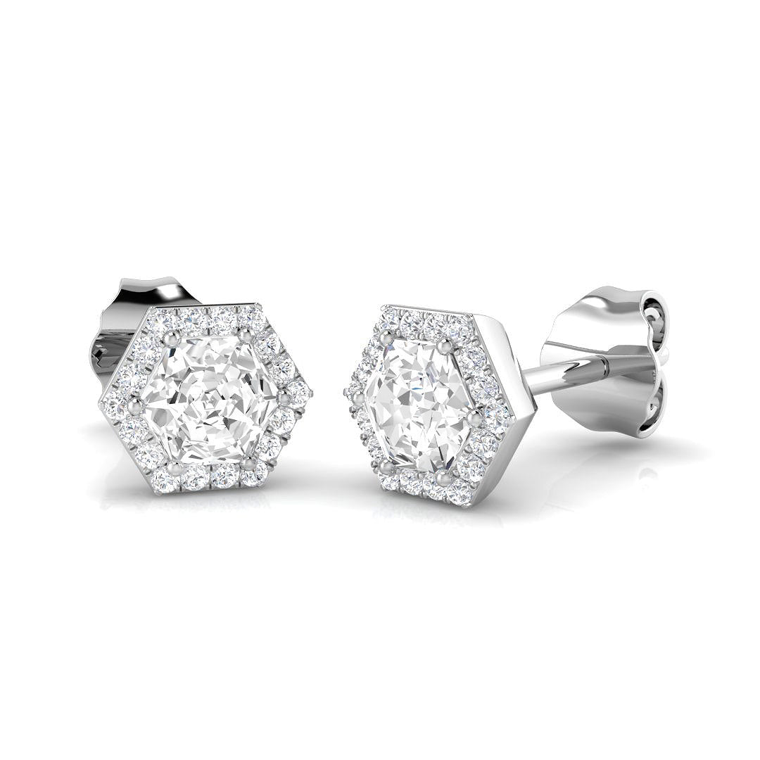 SE6253 — Earrings - 9k White Gold