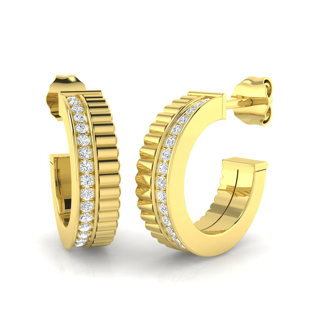 SE6259 — Earrings - 9k Yellow Gold