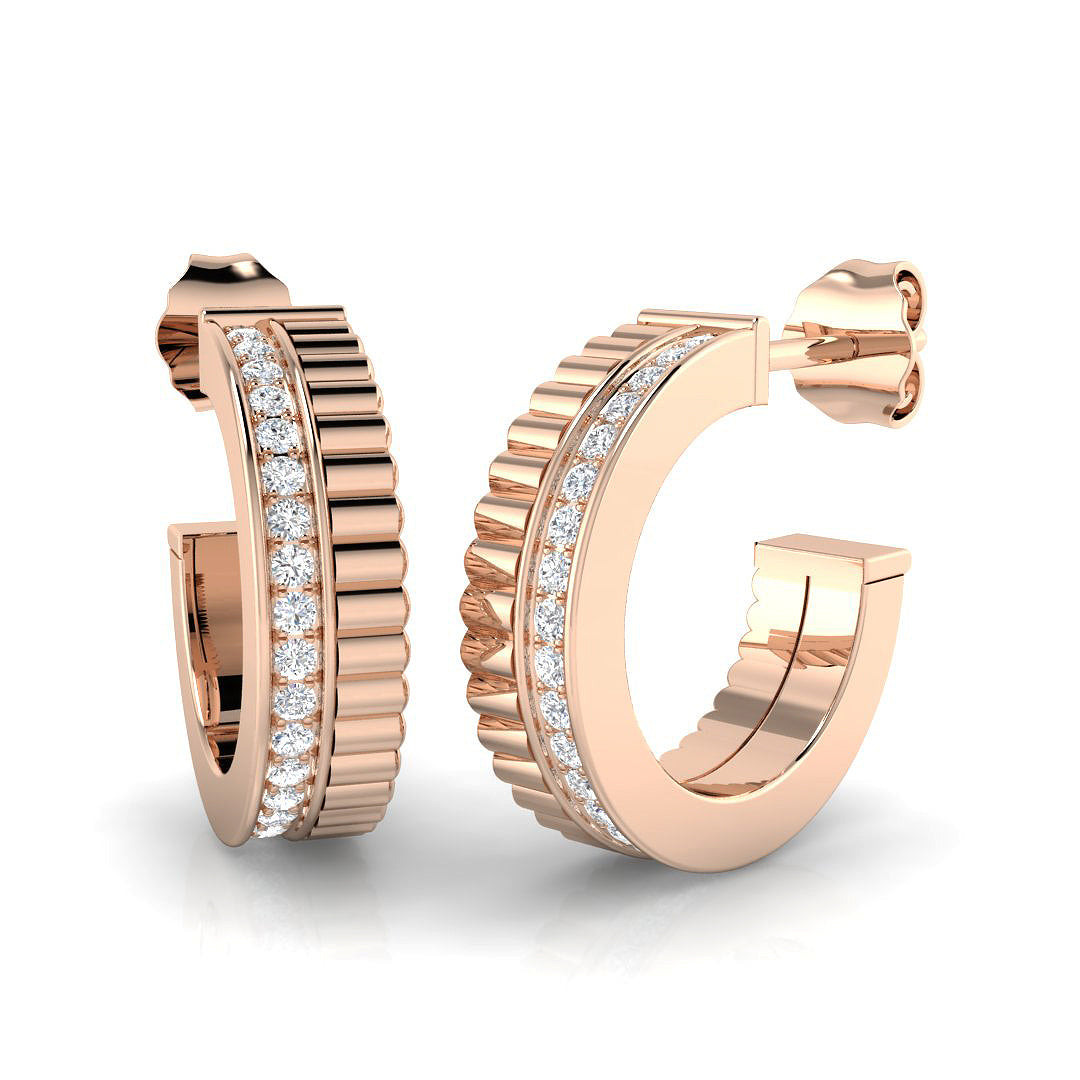 SE6259 — Earrings - 9k Rose Gold