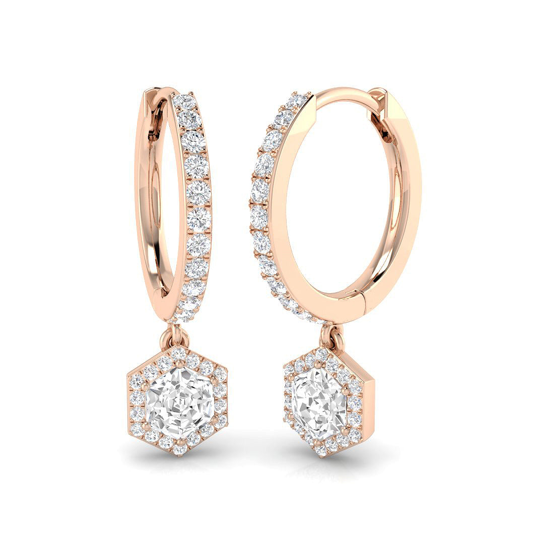 SE6260 — Earrings - 9k Rose Gold