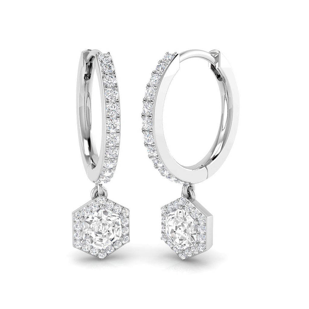 SE6260 — Earrings - 9k White Gold