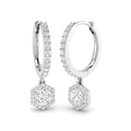 SE6260 — Earrings - 9k White Gold