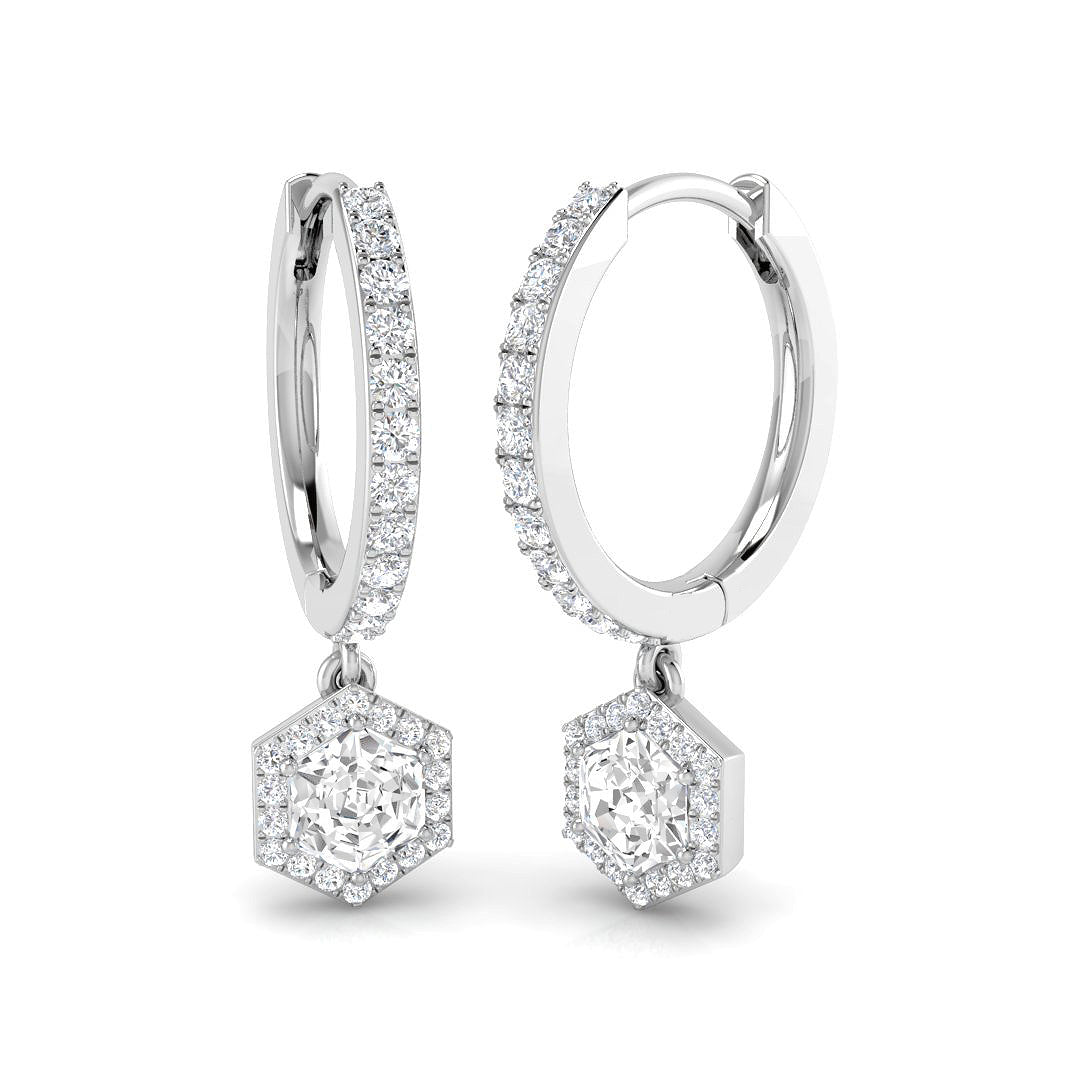SE6260 — Earrings - 9k White Gold