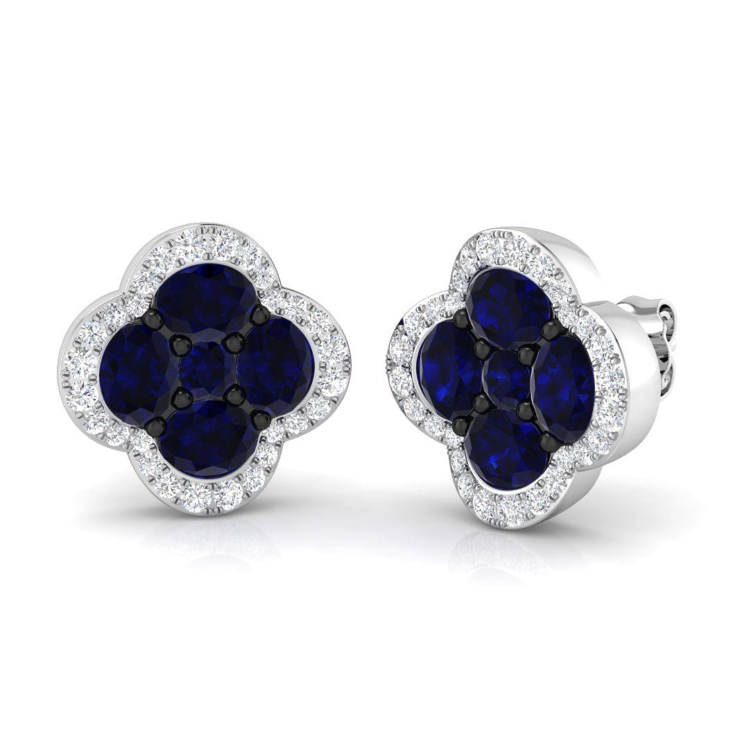 SE6274 — Earrings - 9k White Gold