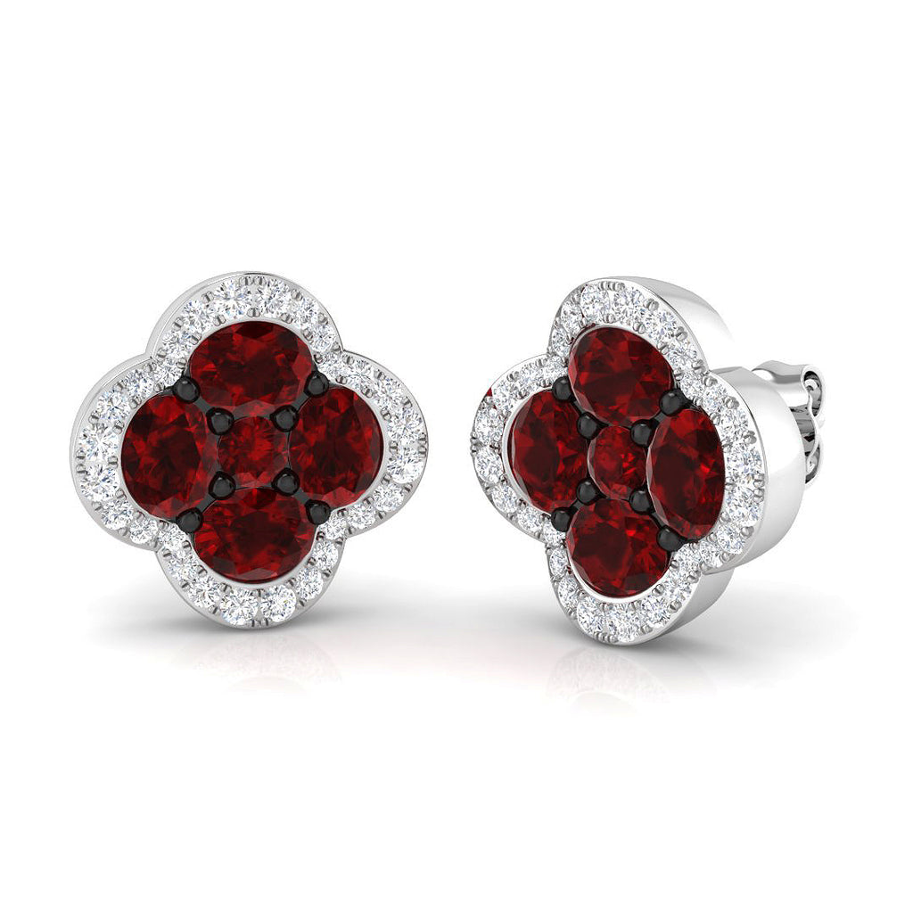 SE6274 — Earrings - 9k White Gold