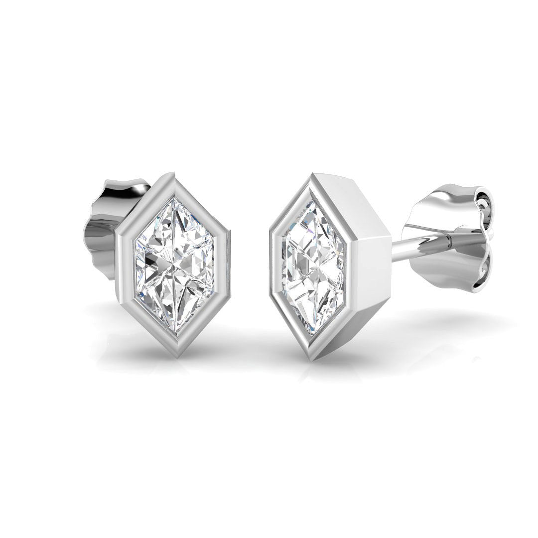 SE6278 — Earrings - 9k White Gold