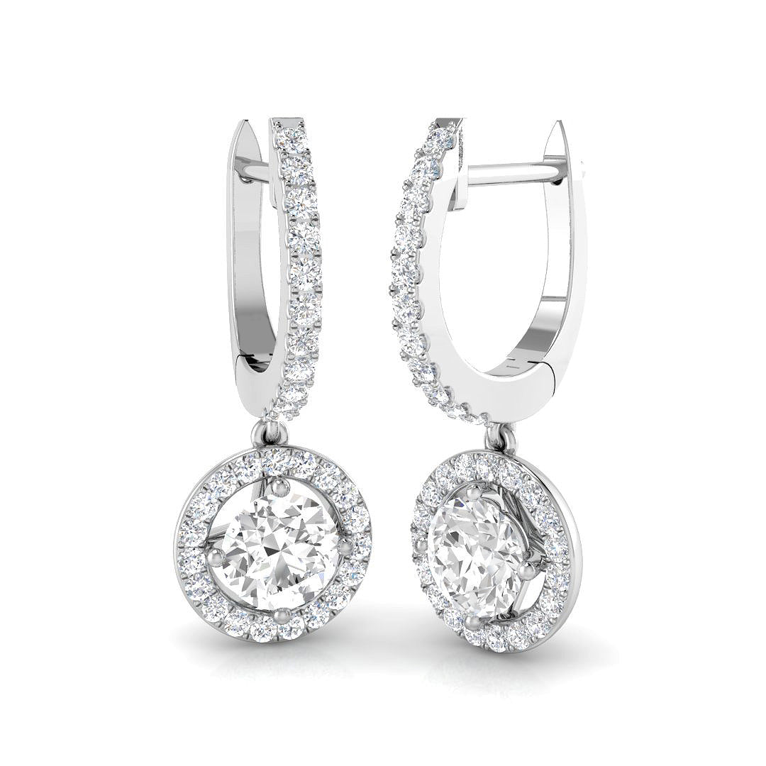 SE6282 — Earrings - 9k White Gold