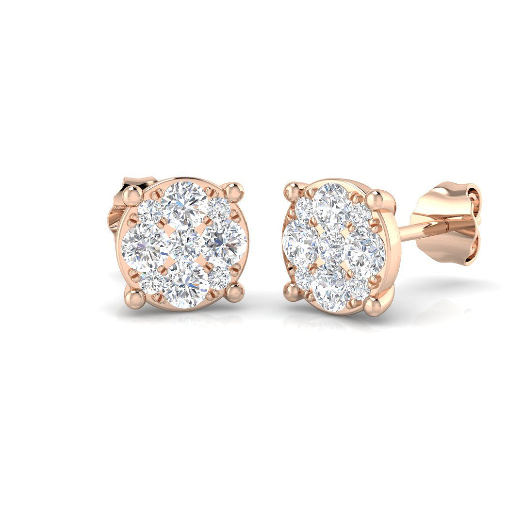 SE6283 — Earrings - 9k Rose Gold
