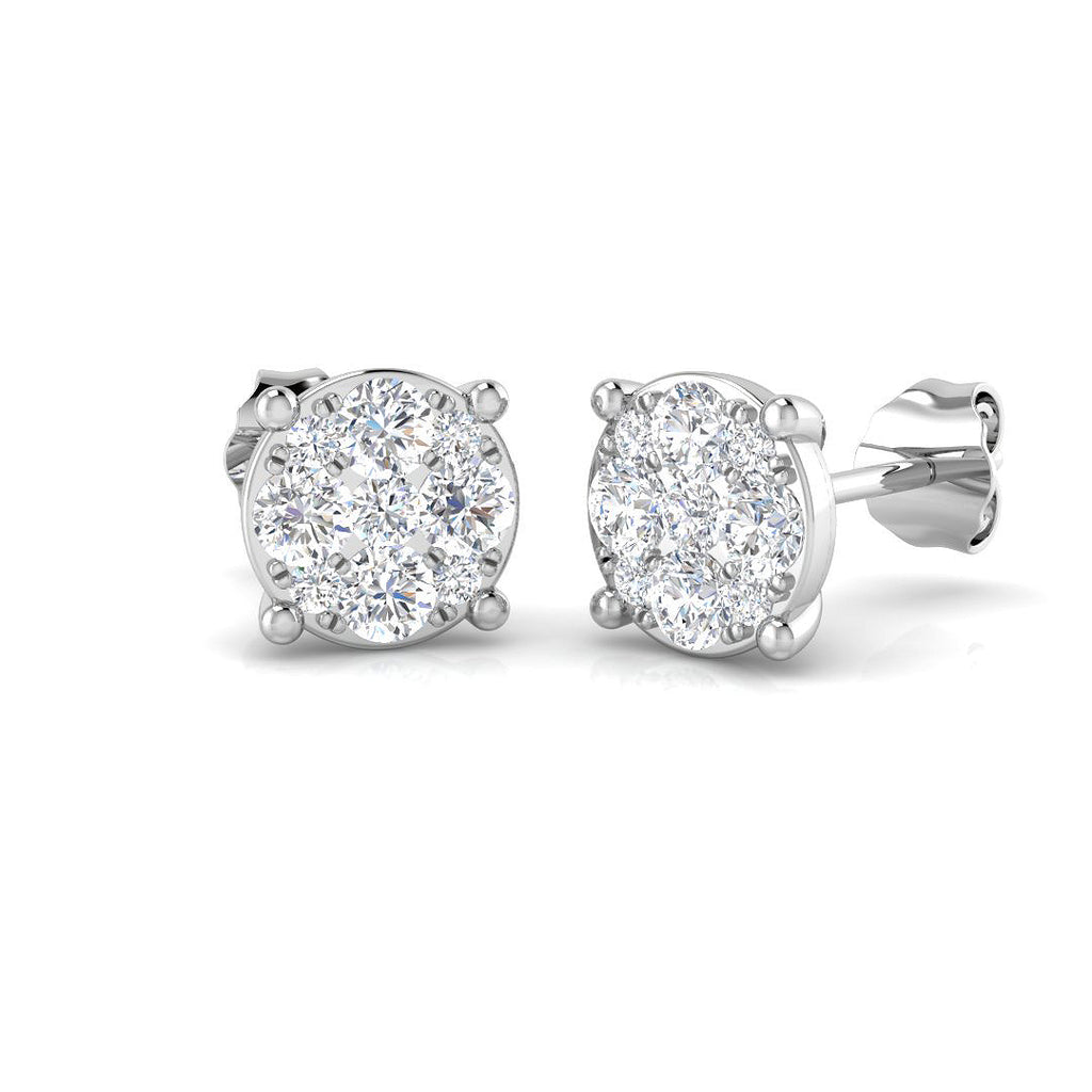 SE6283 — Earrings - 9k White Gold