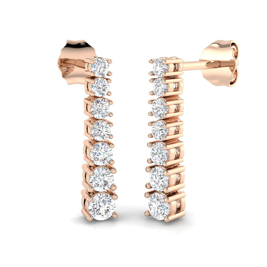 SE6287 — Earrings - 9k Rose Gold