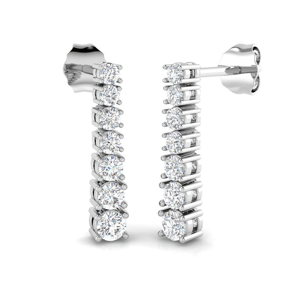SE6287 — Earrings - 9k White Gold