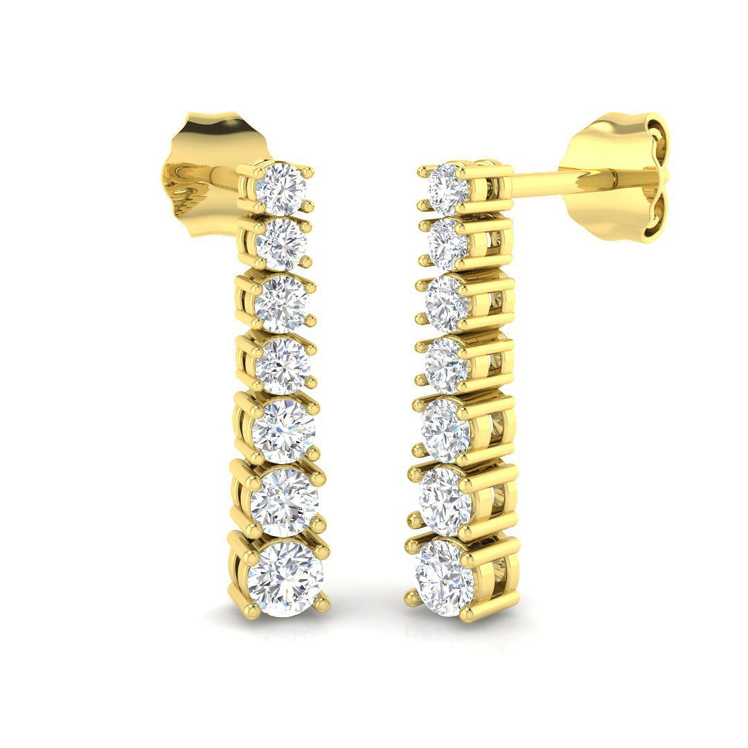 SE6287 — Earrings - 9k Yellow Gold