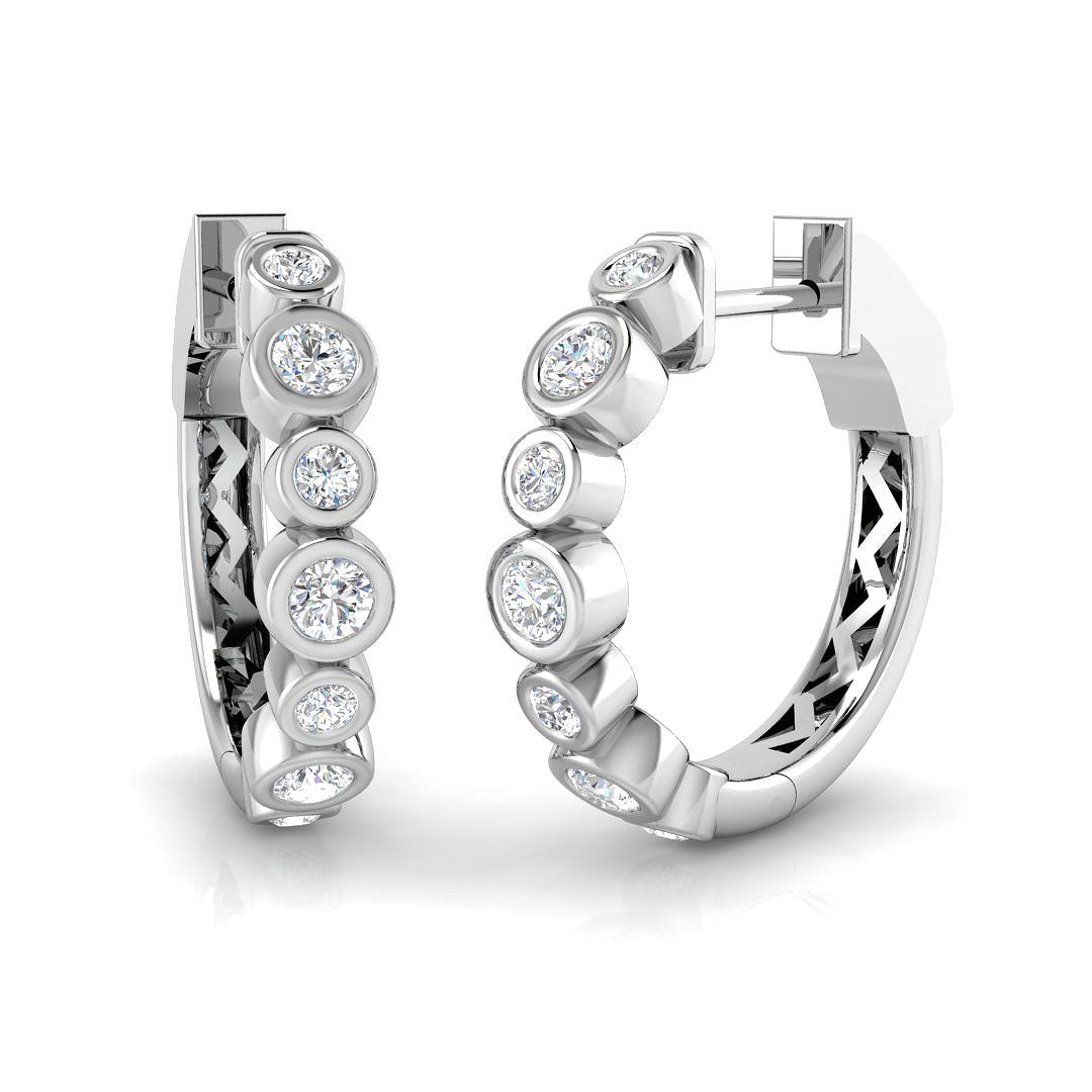 SE6306 — Earrings - 9k White Gold