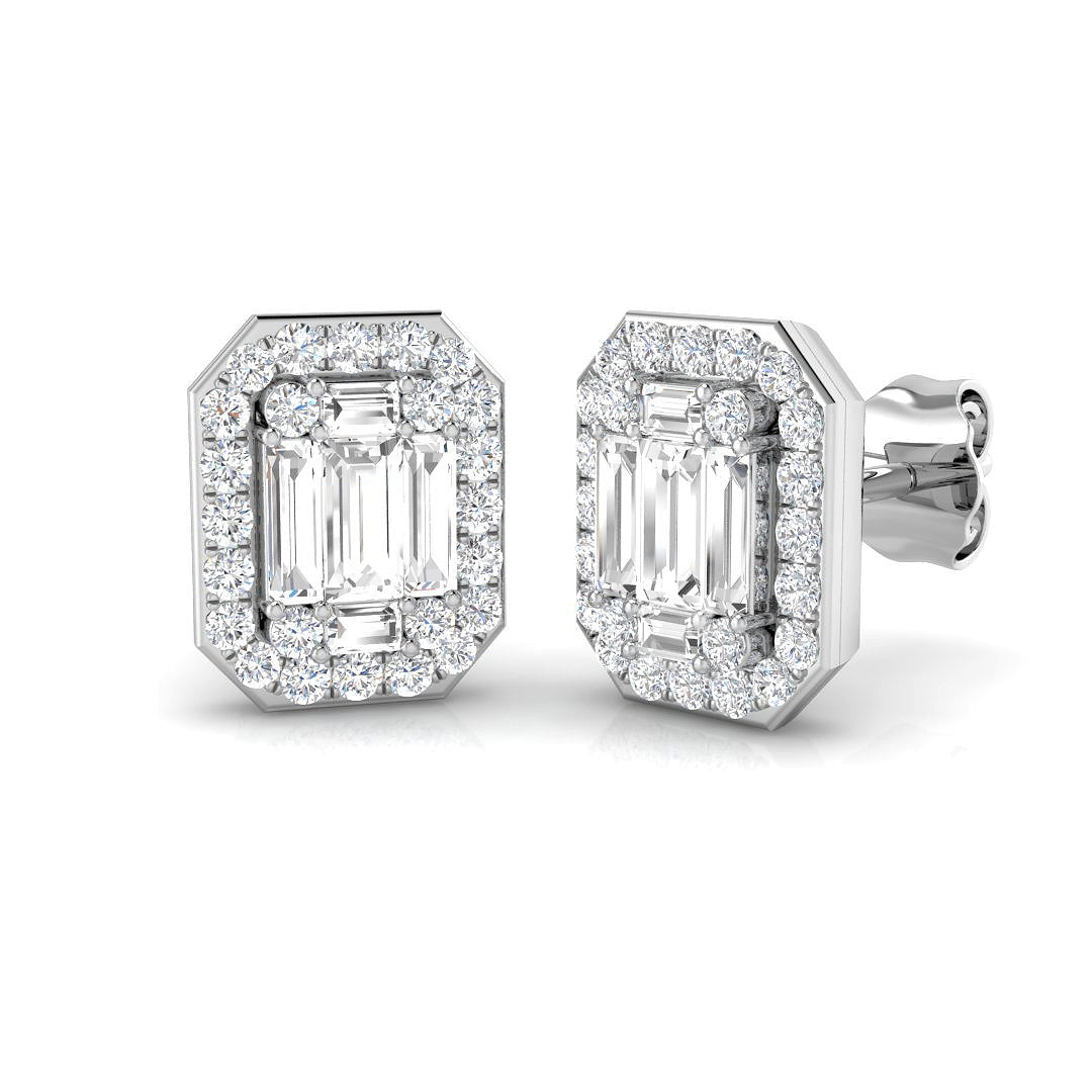 SE6311 — Earrings - 9k White Gold