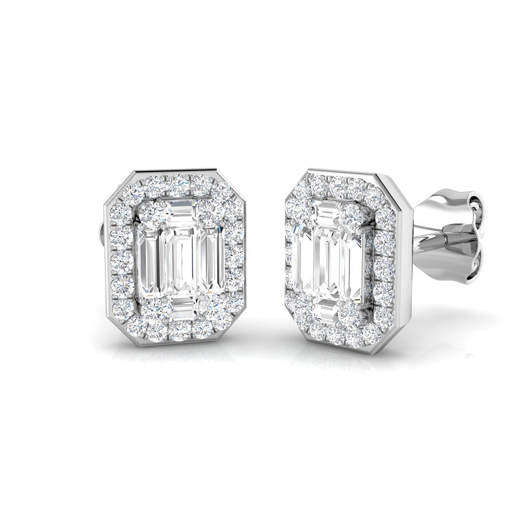 SE6312 — Earrings - 9k White Gold