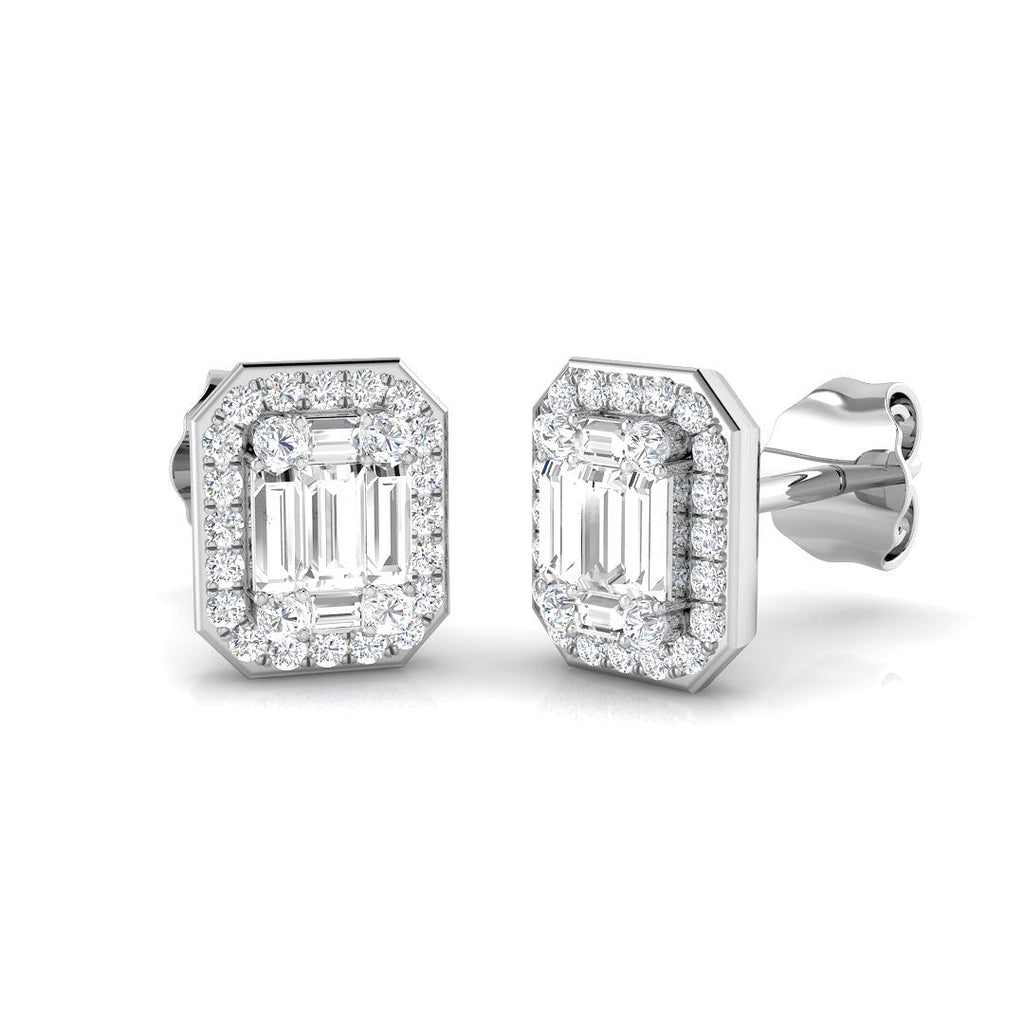 SE6313 — Earrings - 9k White Gold