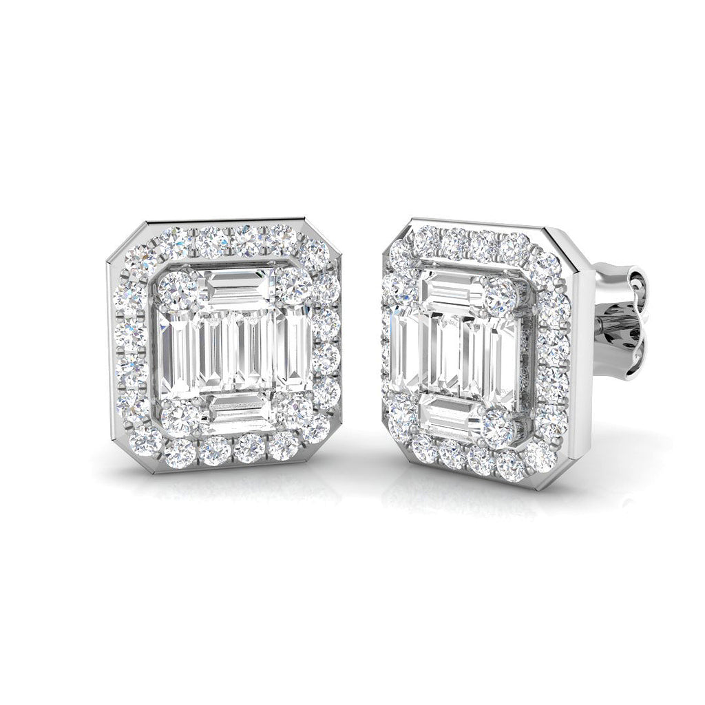 SE6326 — Earrings - 9k White Gold