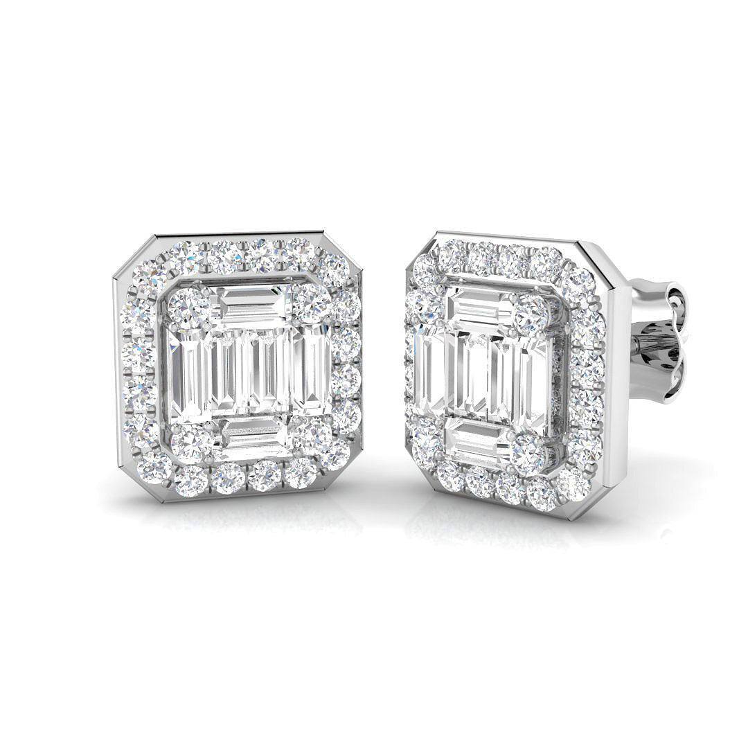 SE6326 — Earrings - 9k White Gold