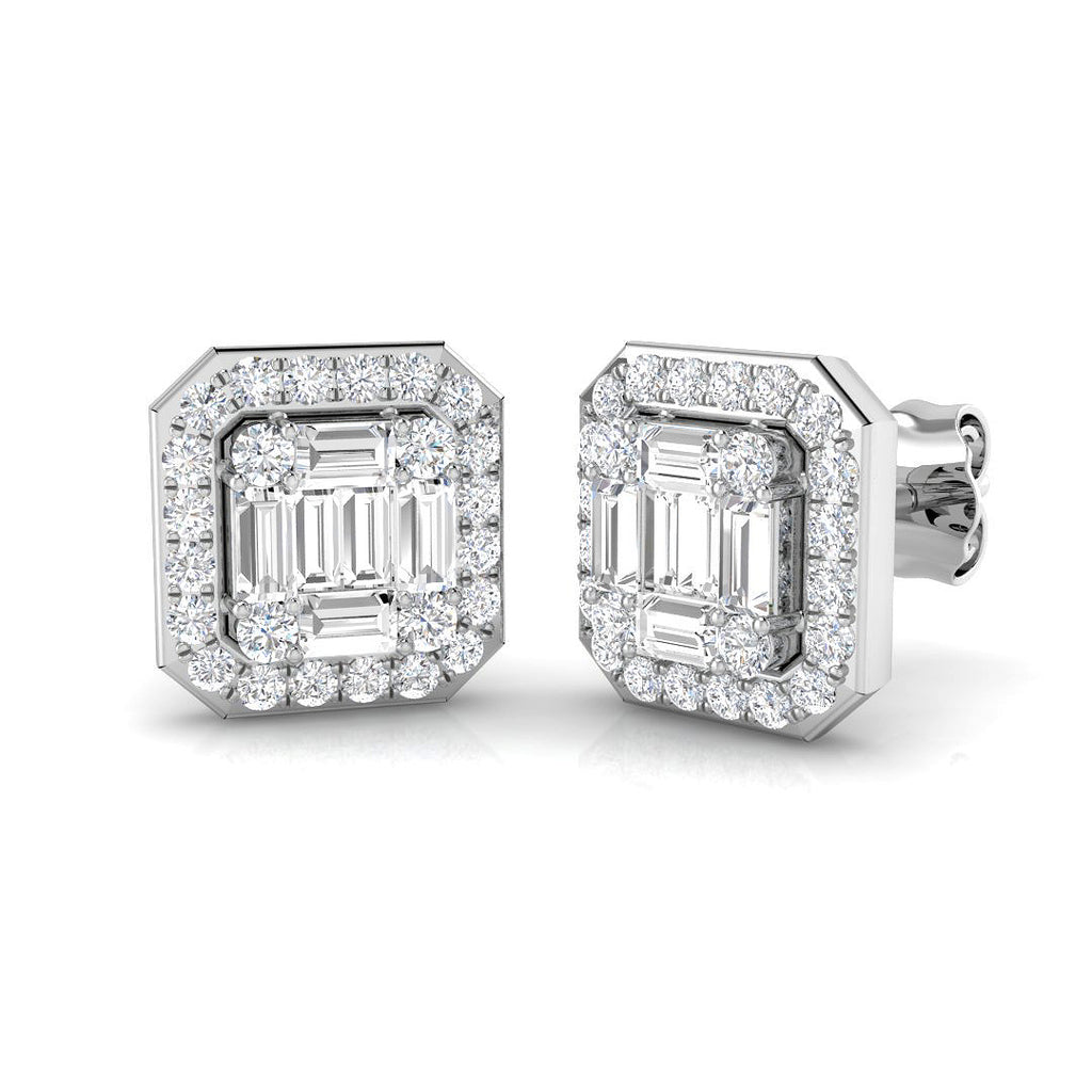 SE6327 — Earrings - 9k White Gold