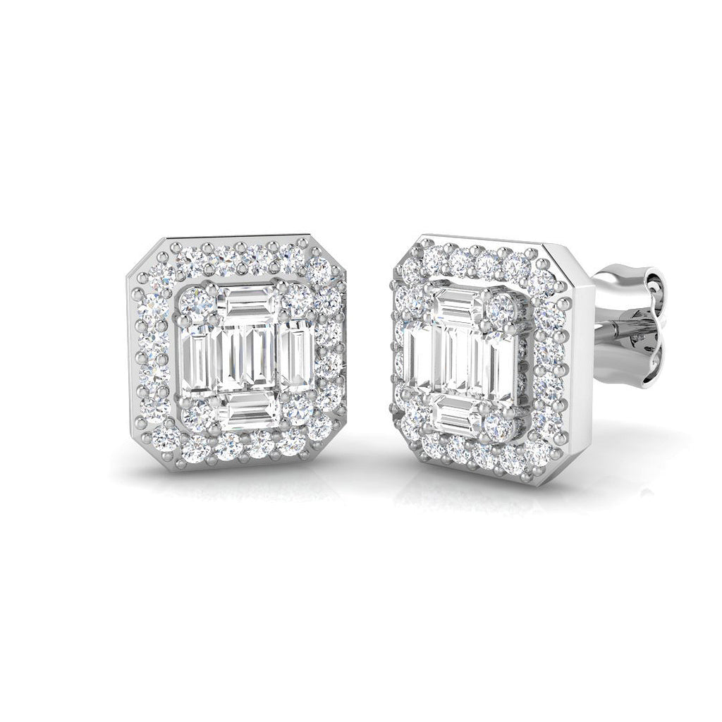 SE6328 — Earrings - 9k White Gold