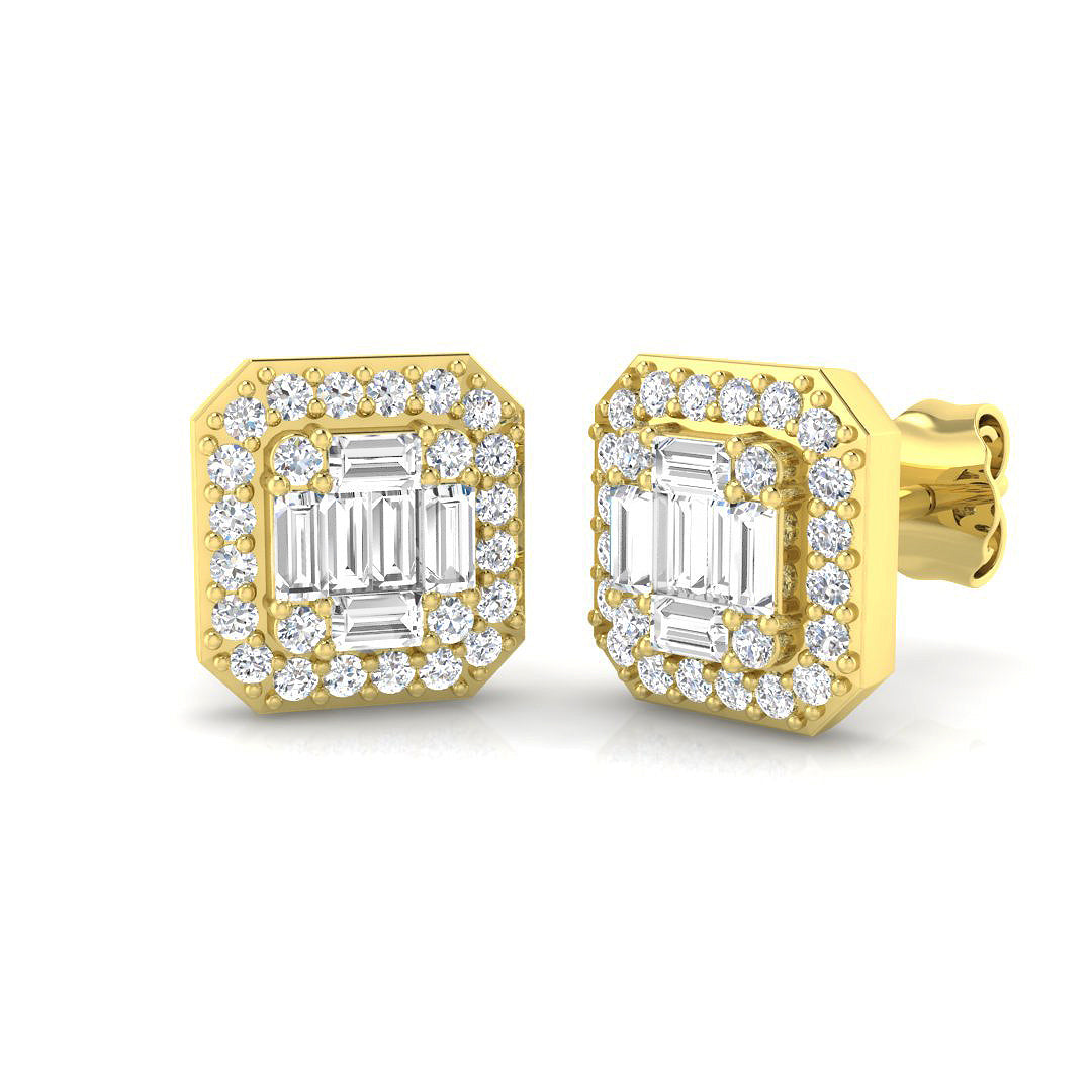 SE6328 — Earrings - 9k Yellow Gold